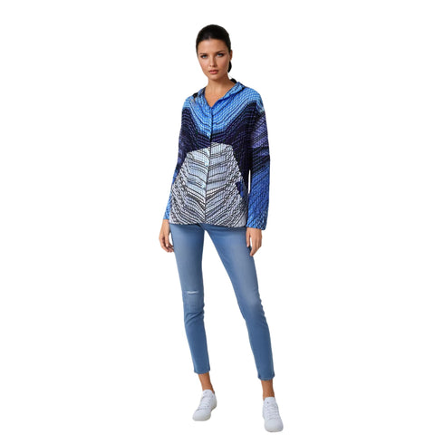 Long Sleeve Button Pleated Jacket - JK1315